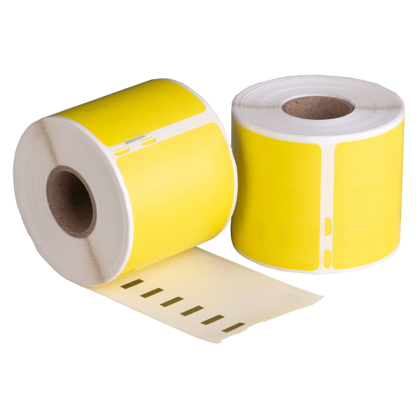 Dymo 11354 Gelb kompatible Etiketten, 57 mm x 32 mm, 1000 Etiketten, permanent