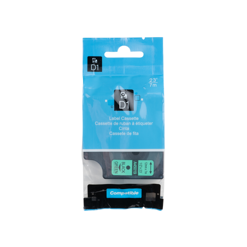 Dymo D1 kompatibles 45011 (S0720510) Klebeband blau auf transparent 12 mm x 7 m