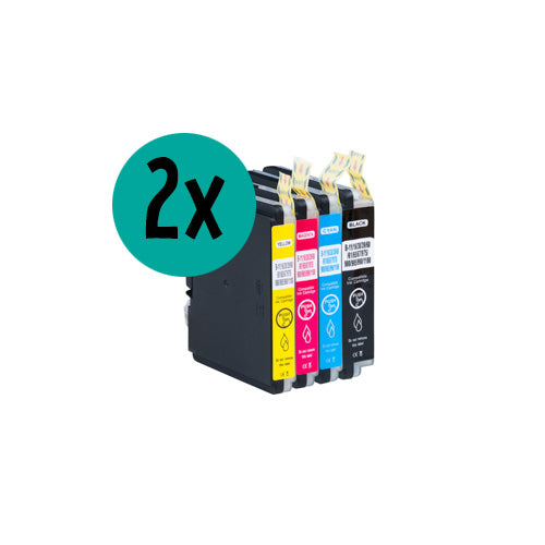 2 x Brother LC-985 kompatible XL-Tintenpatronen CMYK-Rabattpaket