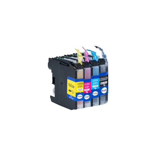 Brother LC-127 kompatible XL-Tintenpatrone CMYK-Rabattpaket